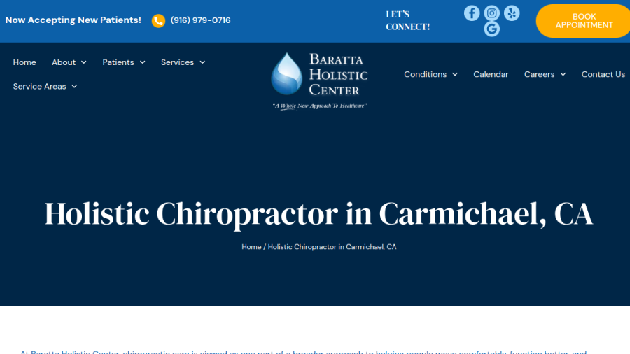 Baratta Holistic Center website