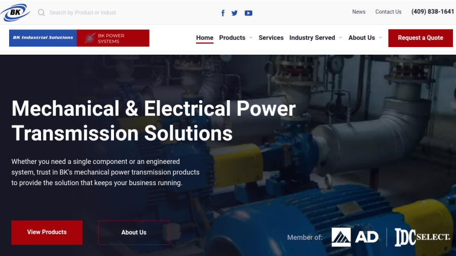 BK Industrial Solutions, LLC website