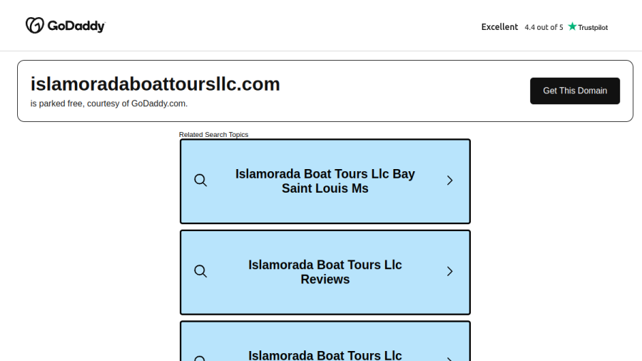 Islamorada Boat Tours website