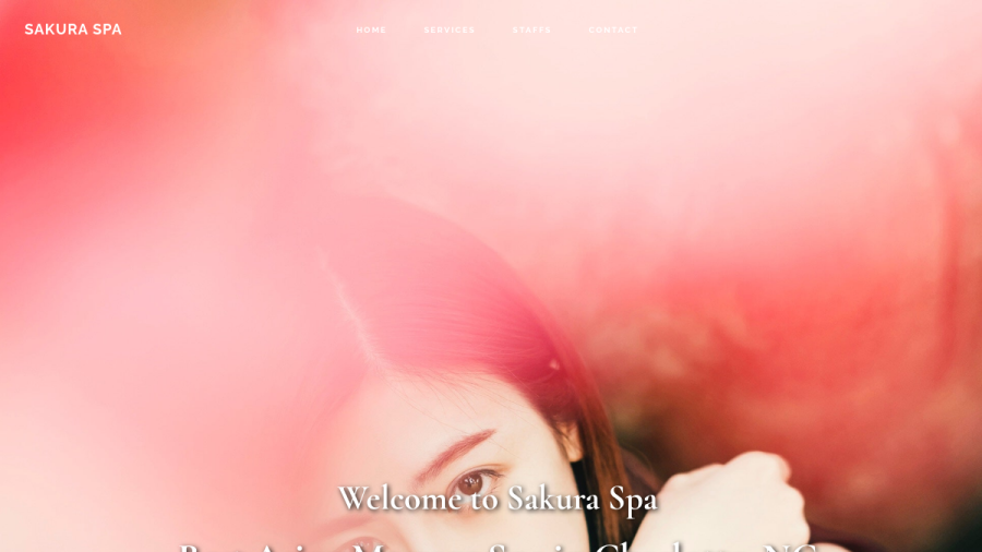 Sakura Spa website