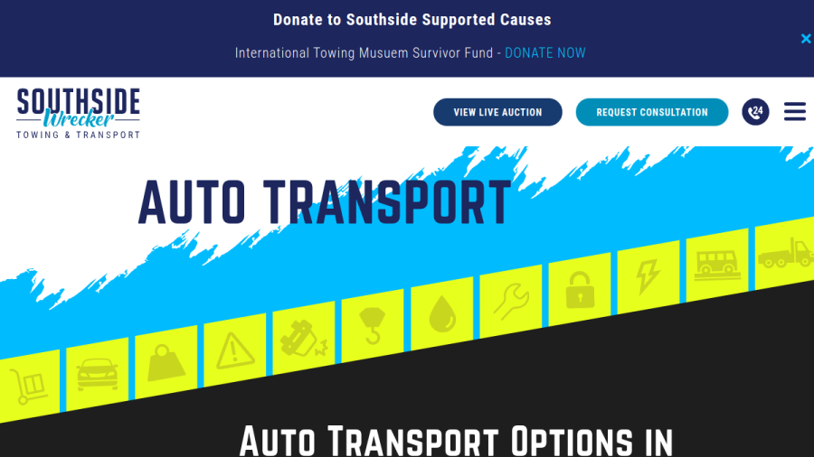 Southside Wrecker Service website