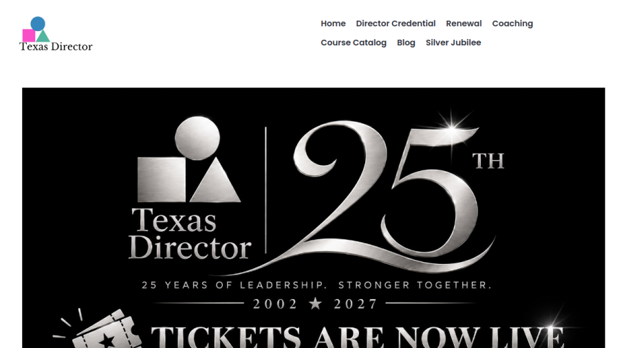 Screenshot of Texas Director website