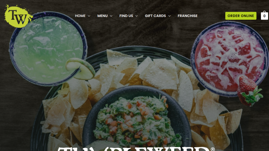 Tumbleweed Tex Mex Grill & Margarita Bar website