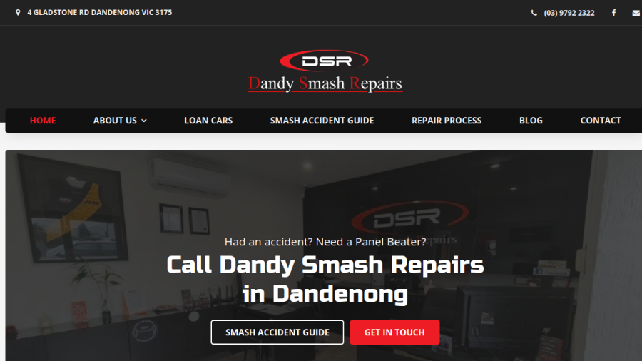 Dandy Smash Repairs website
