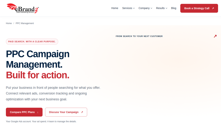 eBrandz Solutions Pvt. Ltd website