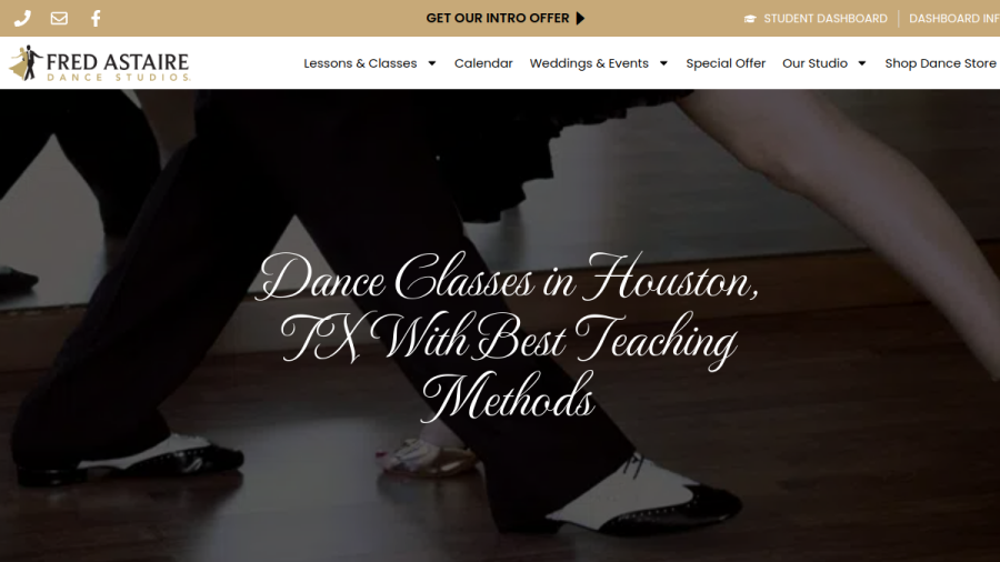 Fred Astaire Dance Studios - Houston Heights website
