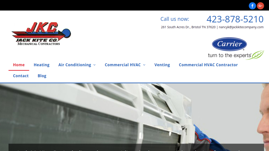 Jack M. Kite Co. Inc. website