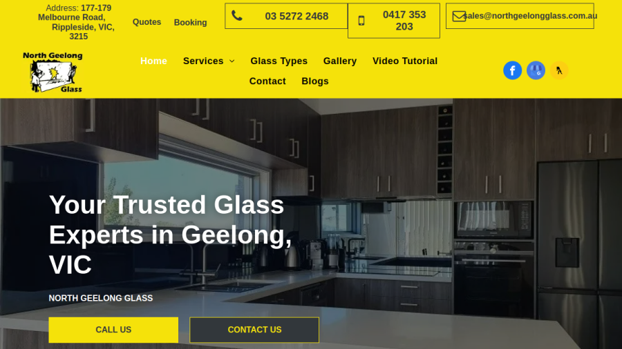 North Geelong Glass website