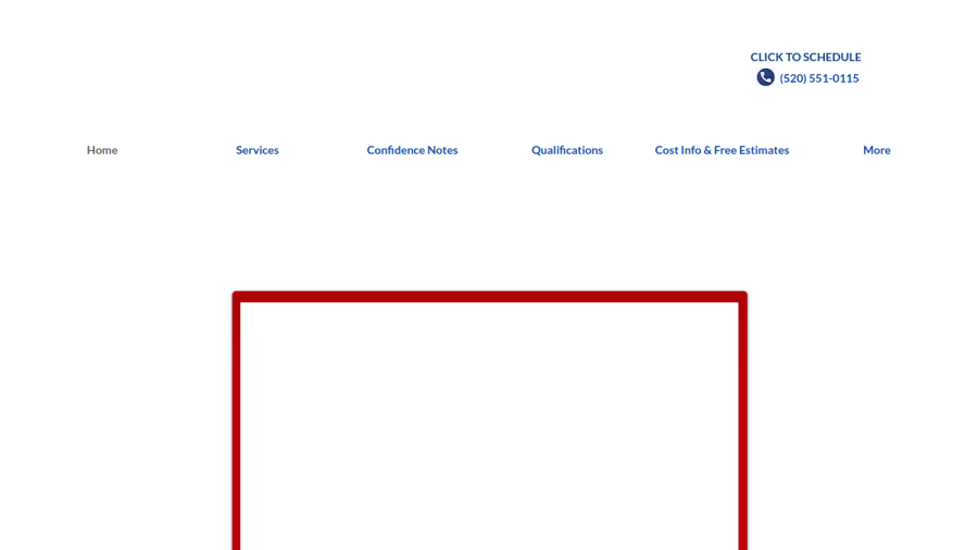 Website screenshot of Stars & Stripes Professional Cleaning LLC