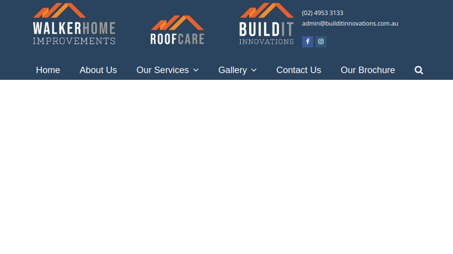 Walker Home Improvements website