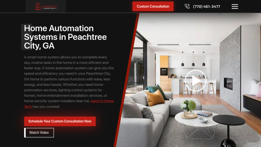 Aaron's Home Tech website