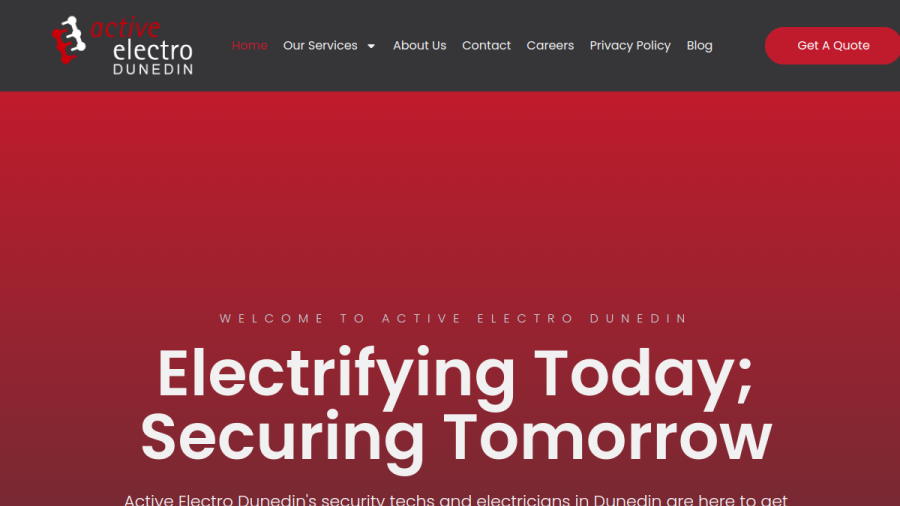 Active Electro Dunedin Ltd website
