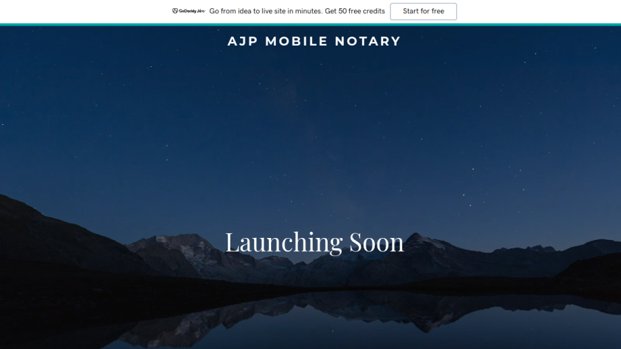 AJP Mobile Notary website