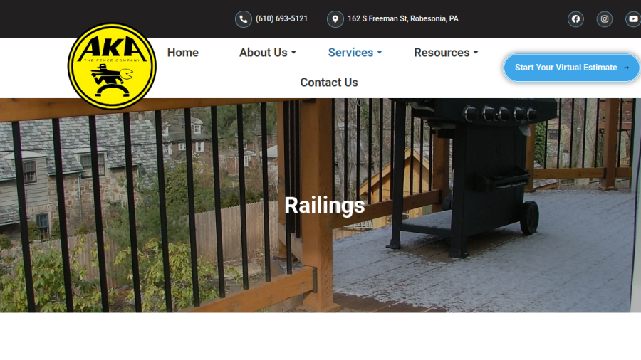 AKA The Fence Company website