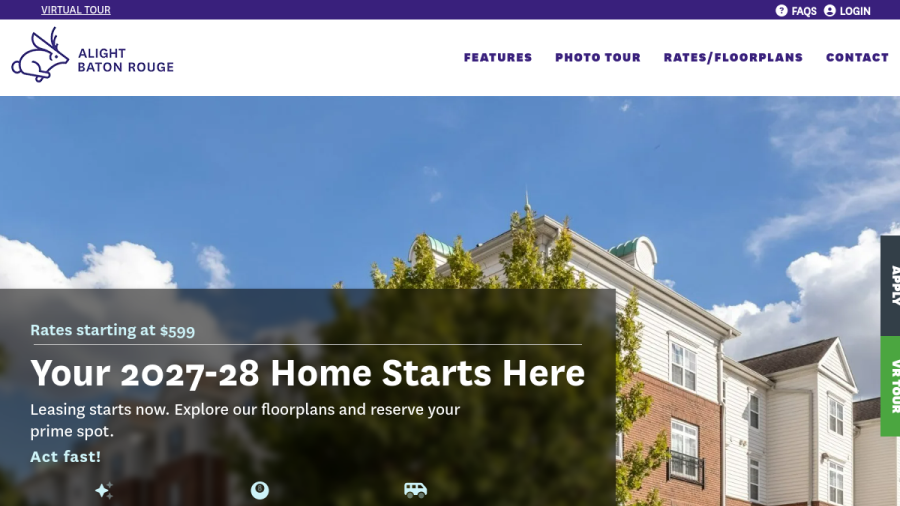 Alight Baton Rouge website
