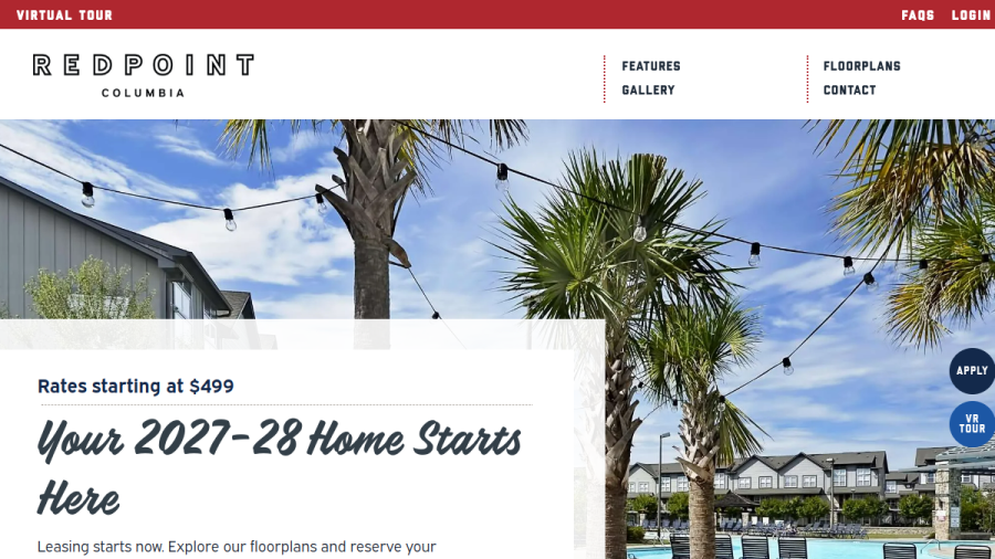 Screenshot of the Alight Columbia website