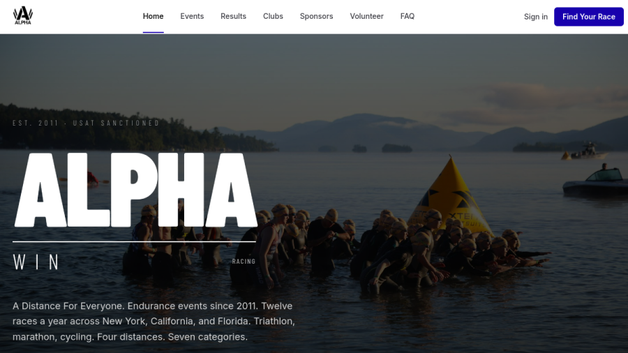 Alpha Win website