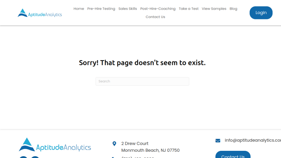 Aptitude Analytics website