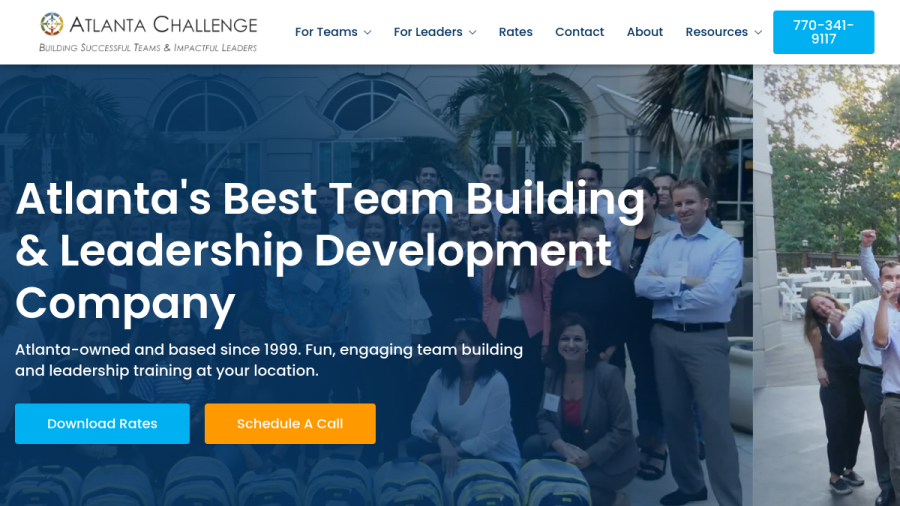 Atlanta Challenge, LLC website screenshot