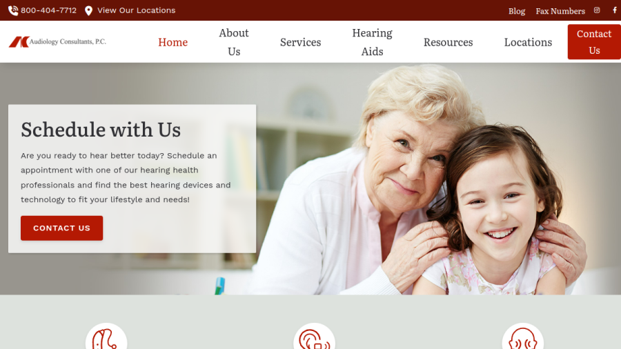 Audiology Consultants, P.C. website