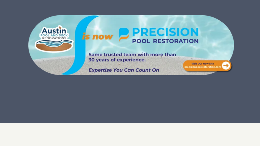Screenshot of the Austin Pool & Deck Renovations website