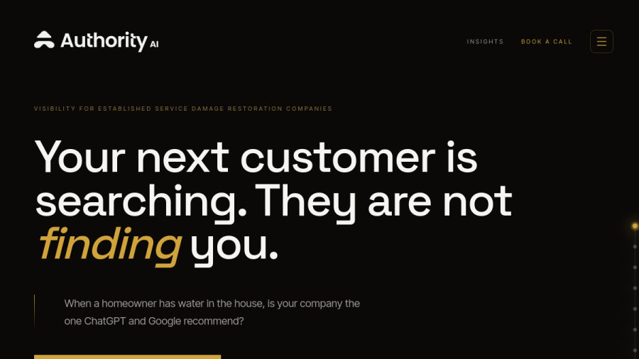 Authority AI website
