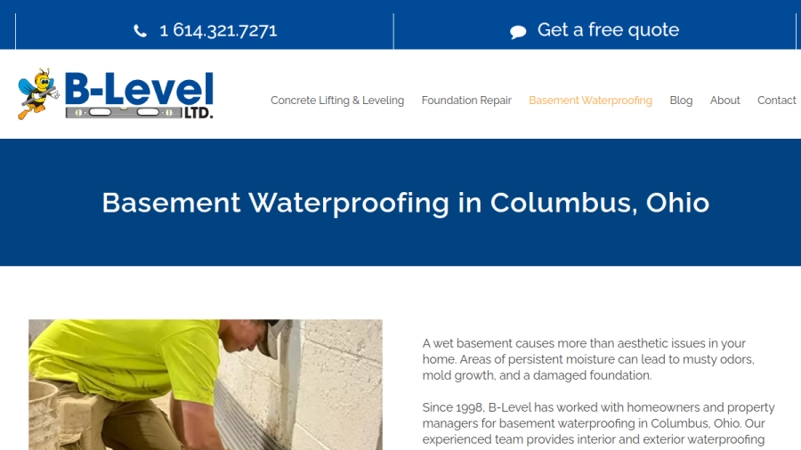B-Level LTD website