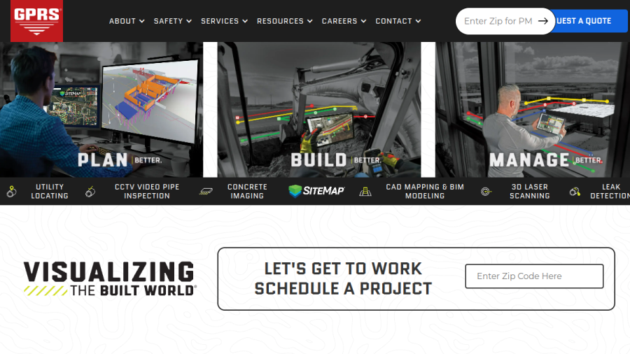 Baker Utility Partners website