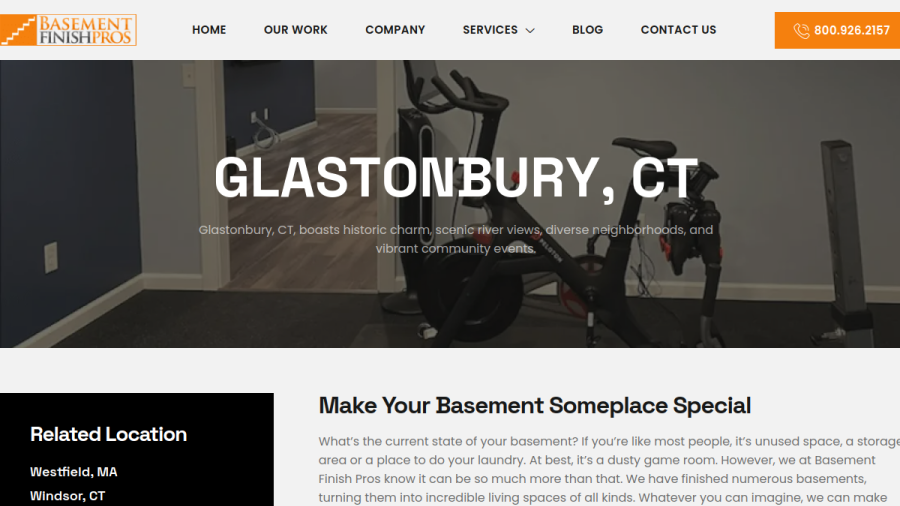 Basement Finish Pros LLC website