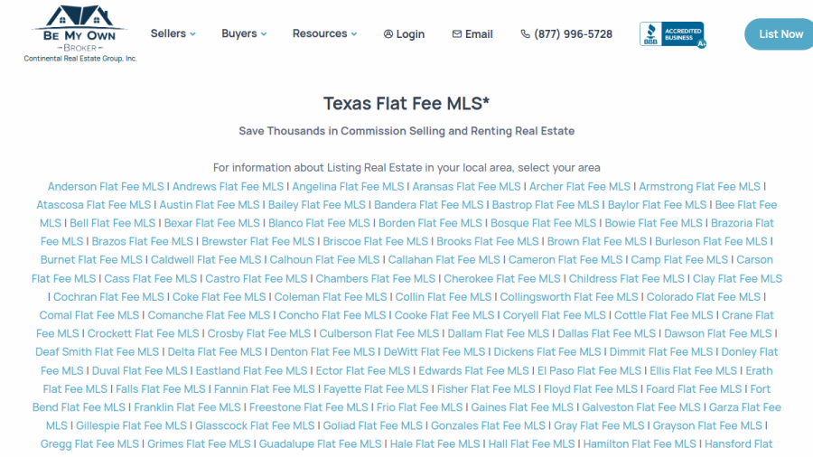 Continental Real Estate Group, Inc. website