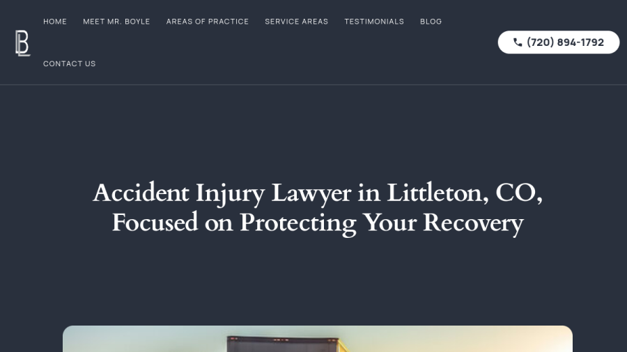 The Boyle Law Firm website