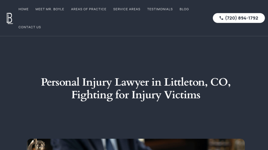 The Boyle Law Firm website
