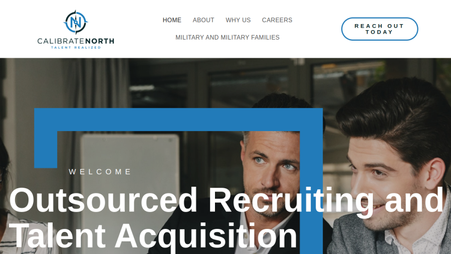 Calibrate North website screenshot