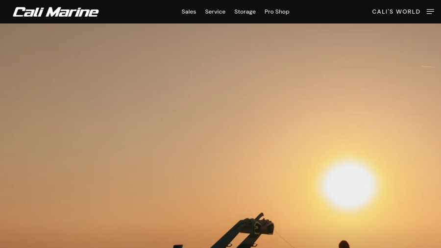 Cali Marine website