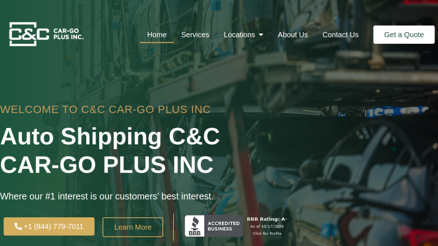 CandC Car-go plus inc website