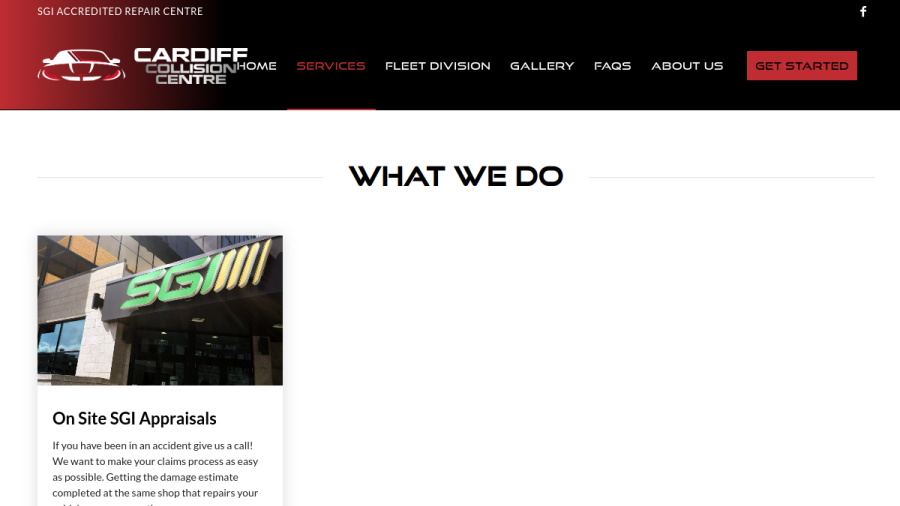 Cardiff Collision Centre website