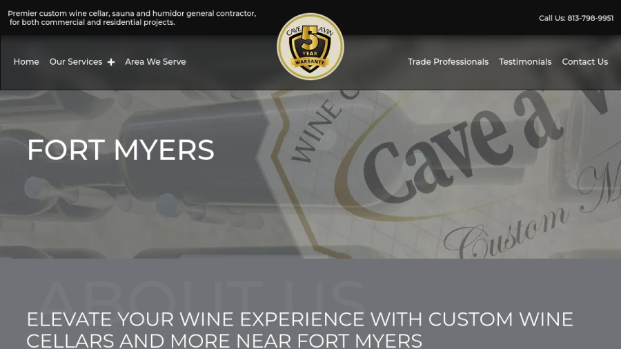 Cave a' Vin, LLC website