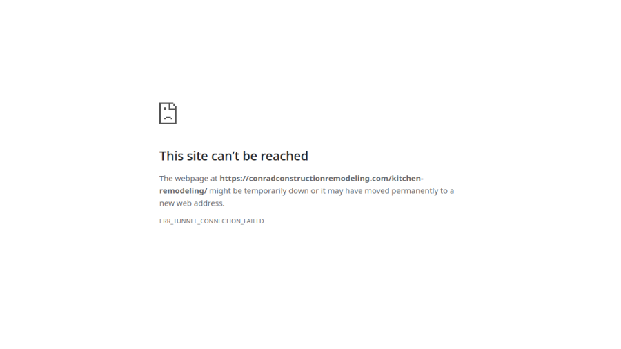 Conrad Construction website