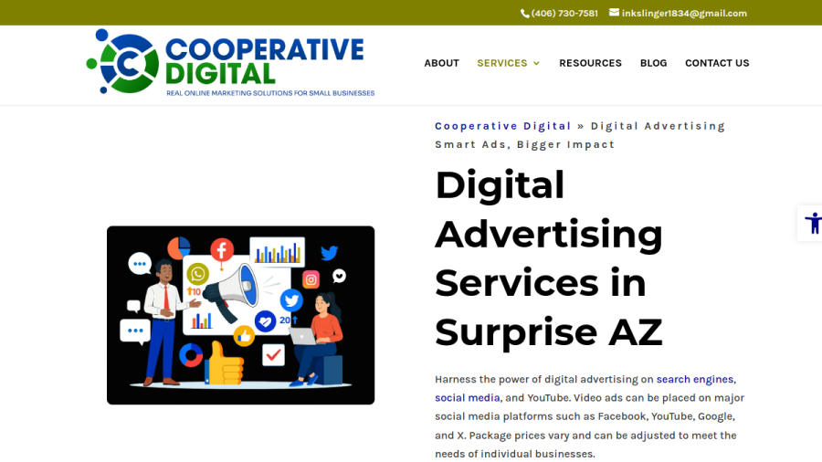 Cooperative Digital website