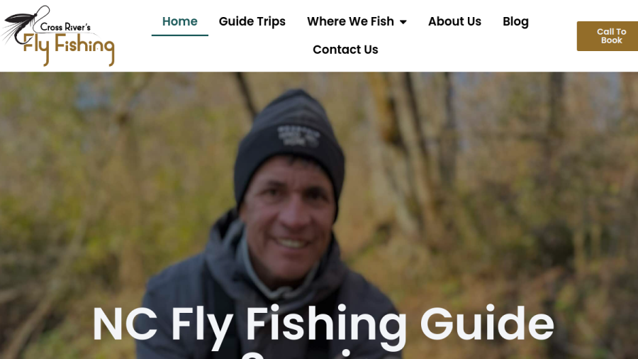 Cross Rivers Fly Fishing website