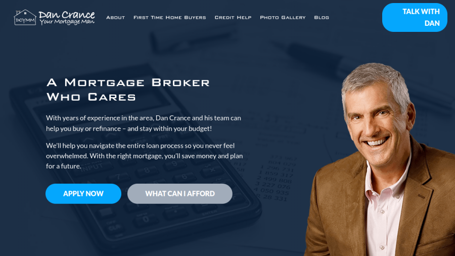 Dan Crance: Your Mortgage Man website