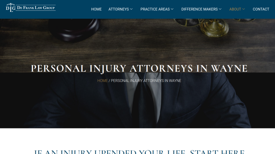 De Frank Law Group website