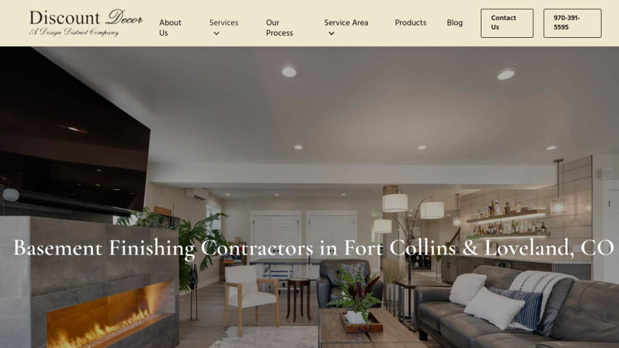 Discount Decor website