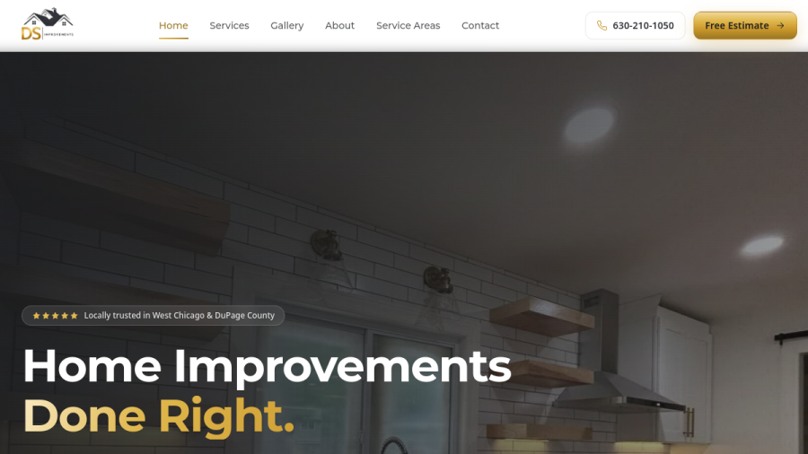 DS Improvements website preview