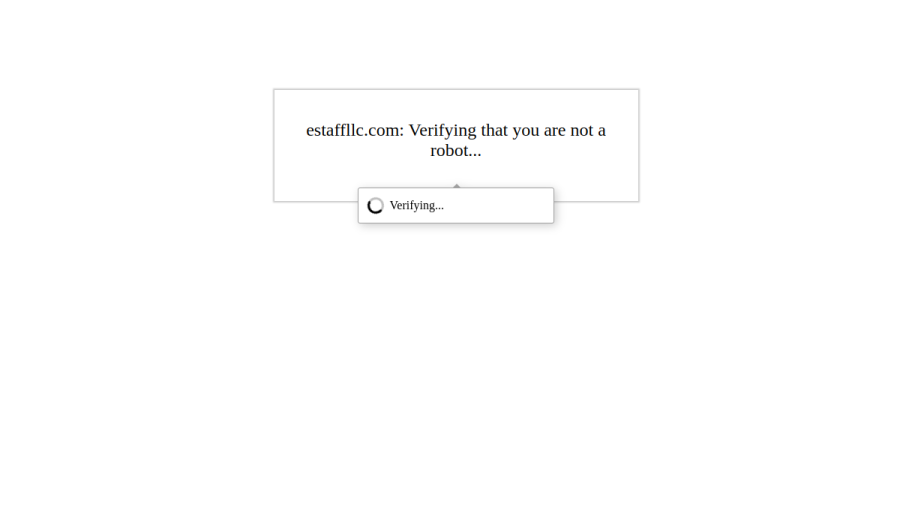 Screenshot of the Estaff LLC website