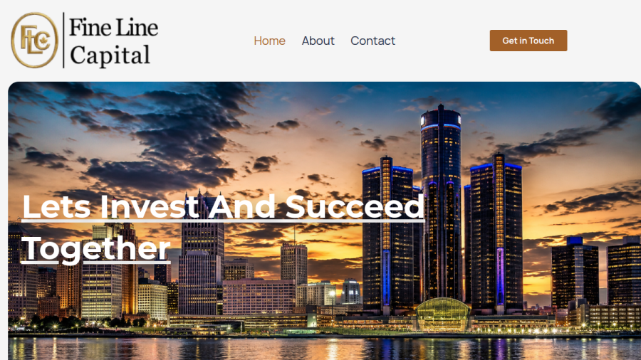 Fineline Capital website