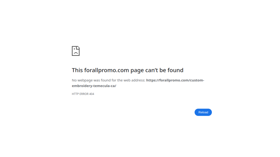 Screenshot of the Forall Promo website
