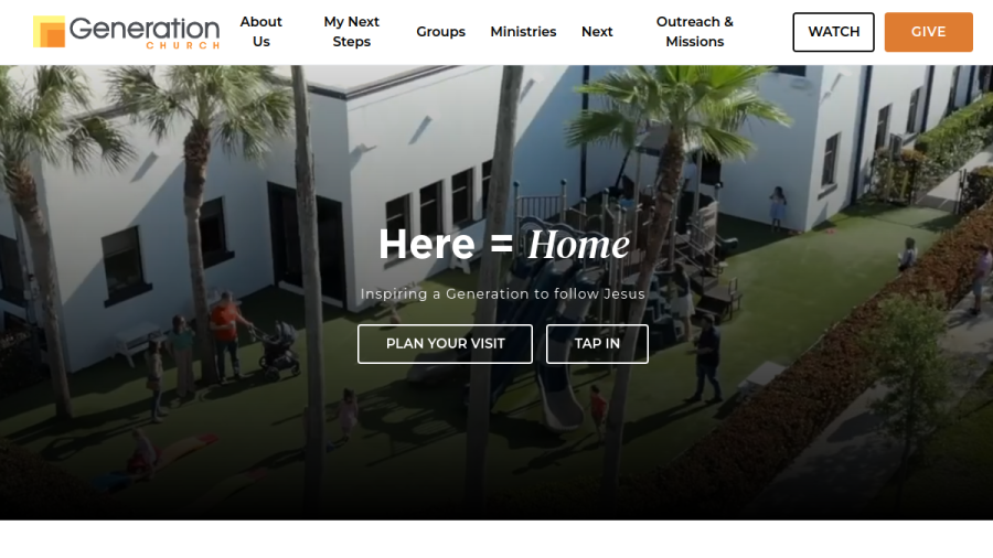 Generation Church website