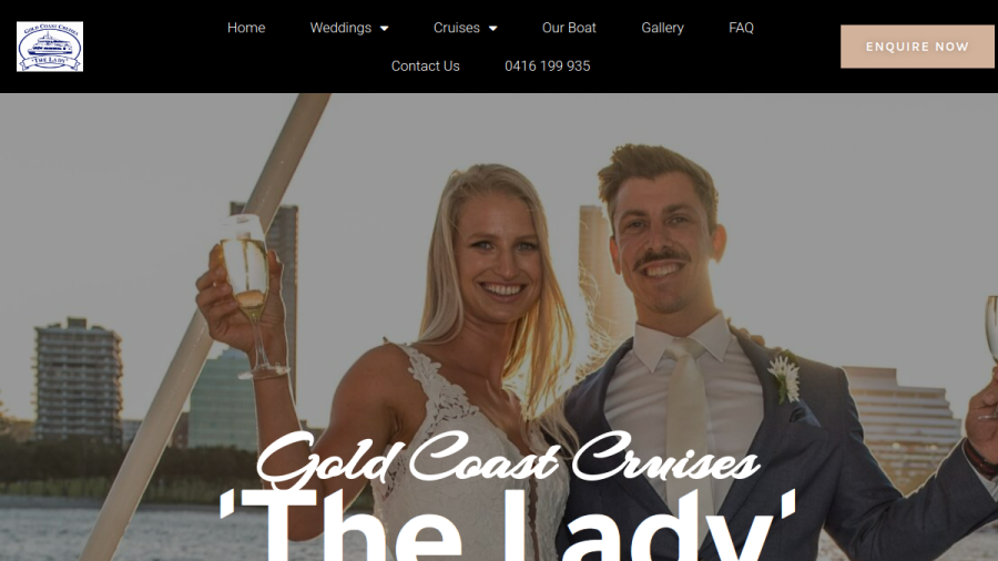 Gold Coast Cruises website