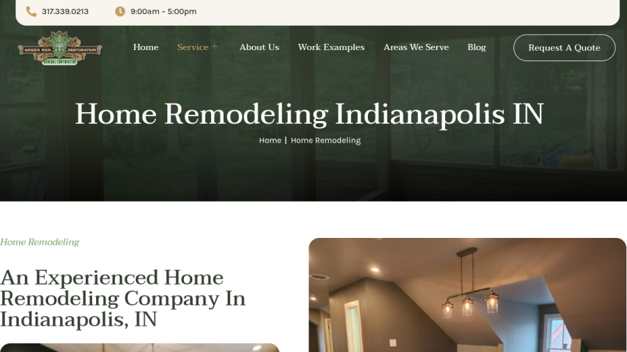 Green Men Restoration Group website